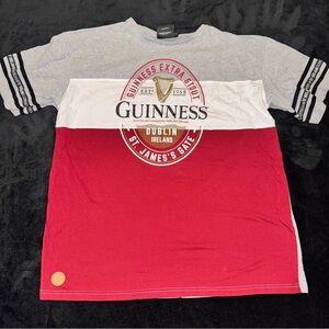 Guinness Kids Two-Tone Red and Gray Tee
